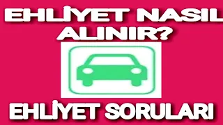 EHLİYET NASIL ALINIR | 4 AĞUSTOS 2018 EHLİYET SINAVI İLK YARDIM SORULARI VE CEVAPLARI