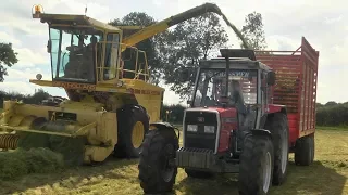 GRASSMEN TV - Massey 390T & Deutz AgroPrima 4.51 hauling grass