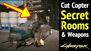 Cut Copter, Secret Rooms, & Weapons in Cyberpunk 2077: Manticore, Robots Playing Cards, Tinker Bell