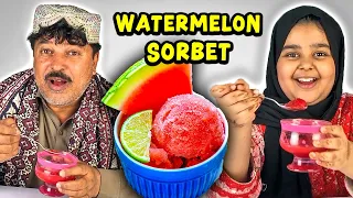 Tribal People Try Watermelon Sorbet For The First Time