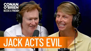 Conan Helps Jack McBrayer Unleash His Inner Villain | Conan O’Brien Needs a Friend