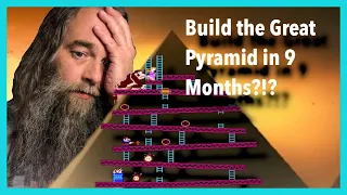 How Do You Build The Great Pyramid in 9 Months?!? #pyramid #giza #construction