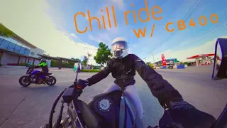 Chill ride w/ CB400 | MT07