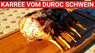 ♨️ GRILLBLITZ: Karree vom Duroc Schwein, French Rack, perfekt vom Grill, BBQ, Schweinebraten