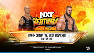 WWE 2K24: Baron Corbin vs Bron Breakker
