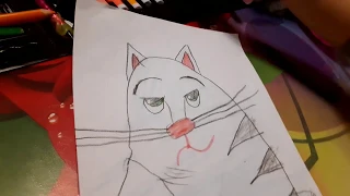 Как нарисовать кошку Хлою