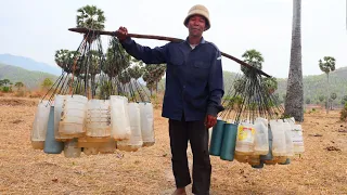 Part 1: How to make Cambodian sugar palm | Cambodian Traditional Sugar | @HandyStreetFood