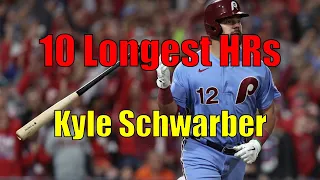 The 10 Longest Career Home Runs by Kyle Schwarber