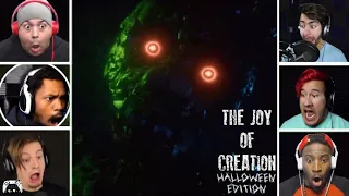 Gamers React to Death from Springtrap | The Joy of Creation: Halloween Edition