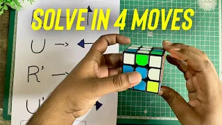 How to Solve a Rubik’s Cube in 4 Moves (Impress Your Friends)