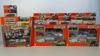 Chase Report week 9 2021 part 3/3: Matchbox 2021 mainlines, 9-packs & fuel station