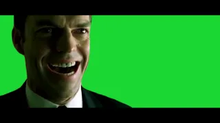 Agent Smith evil laugh from The Matrix Revolutions  GREEN SCREEN