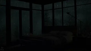 Relax and sleep in the dark of night | Rain sound to help you sleeping better