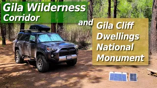 The Gila Wilderness Corridor and Gila Cliff Dwellings National Monument