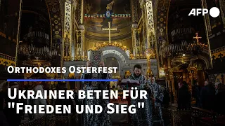 Orthodoxe Ostern: Ukrainer beten für "Frieden und Sieg" | AFP