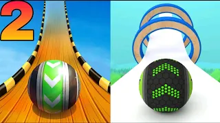 🏀Sky Rolling Ball🥎 VS ⚽Going Balls🏈 All Levels Gameplay Android, iOS