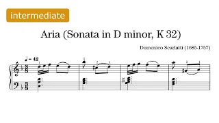 Aria (Sonata in D Minor), K 32 - Scarlatti