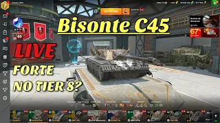 JOGANDO AO VIVO |  BISONTE C45 | VALE A PENA COMPRAR? | World of Tanks Blitz