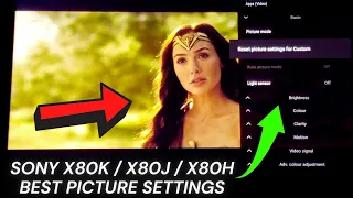 Sony X80K / X80J / X80H Best TV Picture Settings - Calibration