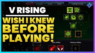 V Rising: Top Things I Wish I Knew Before Playing!