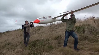 Arcus 8m - First flight at the seaside in Brittany