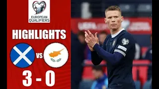 Scotland vs Cyprus 3-0 Highlights goals EURO 2024 Qualifications