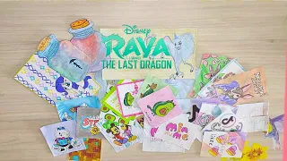 Распаковка бумажных сюрпризов / Коллекция Райя и последний дракон