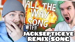 First Time Hearing Jacksepticeye "ALL THE WAY" | Songify | Reaction