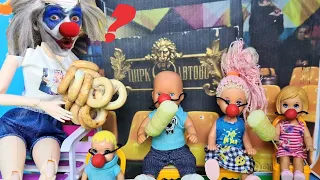 VLAD A4'S CLOWN SCARED A CHEERFUL FAMILY🤣🤡 Katya and Max funny dolls Darinelka TV series