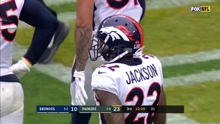 Aaron Jones With A Speedy Touchdown Run Against The Broncos (Week 3)