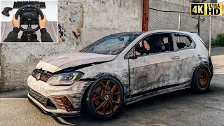 Rebuilding a VOLKSWAGON GOLF GTI in NFS Unbound - Logitech G923