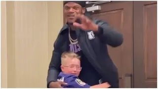 Lamar Jackson MAKES THIS KIDS DAY *VERY EMOTIONAL TO SEE* 👀 🔥