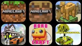 Minecraft, Minecraft Trial, School Party Craft, Craftsman Master, Roro Craft, WorldSurvival 4