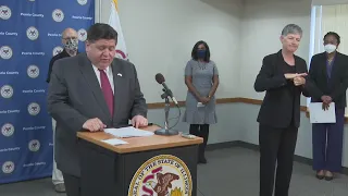 Pritzker warns 2 Illinois counties as COVID-19 cases rise to 'warning level'