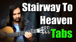 (Led Zeppelin) Stairway To Heaven на гитаре | guitar cover + tabs | fingerstyle