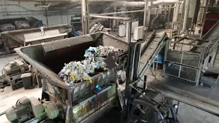 Folienrecycling mit dem Grünen Punkt - Folienabfall aus dem Gelben Sack/der Gelben Tonne