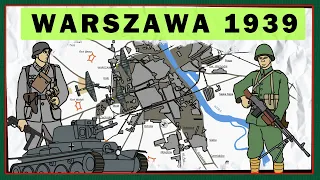 Obrona Warszawy we wrześniu 1939. Warszawa 1939 🇩🇪⚔️🇵🇱