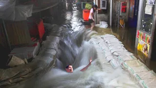 Disaster in Asia! Half of the city is underwater after the flood in Chiang Rai, Thailand