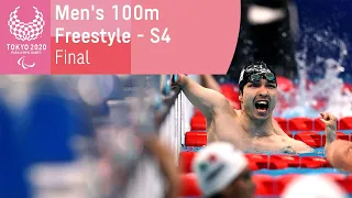 Suzuki Smashes Paralympic Record 🔥  | Men's 100m Freestyle - S4 Final | Tokyo 2020 Paralympic Games