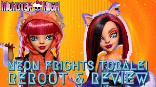 NEON FRIGHTS TORALEI STRIPE REROOT & REVIEW! Monster High G3 Skulltimate Secrets Doll Unboxing! 🐱🧶