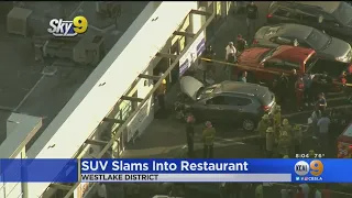 5 Injured When SUV Slams Into Restaurant In Westlake District