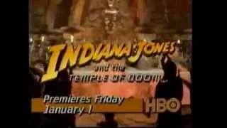 An HBO Promo For "Indiana Jones And The Temple Of Doom"