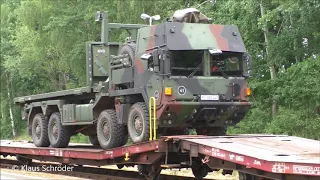 Bahnverladung Bundeswehr Burg 2018