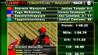 Laurel Park 11/15/14 race 6 - Richard W. Small Stakes