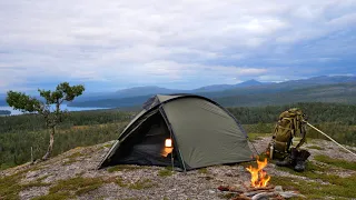 3 Days Solo Wild Camp and Hike up North in Rain and High Winds