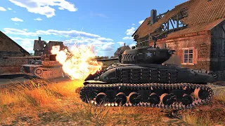 War Thunder: USA - M4A1 Sherman Gameplay [1440p 60FPS]