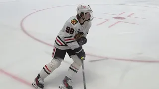 Connor Bedard FULL Rookie NHL Warmup Routine