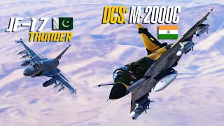 DCS: Pakistani JF-17 Thunder Vs Indian Mirage 2000C Dogfight