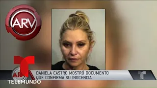 Daniela Castro mostró los documentos que prueban su inocencia | Al Rojo Vivo | Telemundo