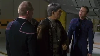 Commander Archer Meets Lt. Tucker for the First Time
